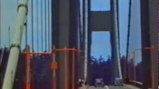 Colour footage of the Tacoma Narrows bridge [upl. by Neri71]