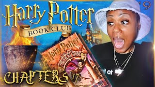 reading harry potter for the first time  the sorcerers stone chapter 17  book club S1 E9 [upl. by Neelon420]