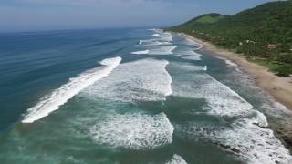 Flying Playa Troncones Guerrero Mexico [upl. by Yerffoej]