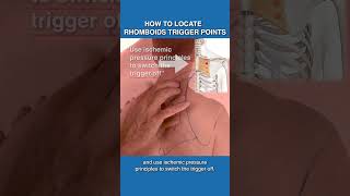 How To Locate Trigger Points In The Rhomboids [upl. by Ykcub]