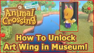 Unlock The Art Wing At The Museum  Redd The Fox  Animal Crossing New Horizons Tips amp Tricks [upl. by Hsirt]