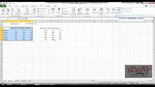 Consolidate Data Create Subtotals In A List And Perform Multiple Subtotal Function [upl. by Emelin]