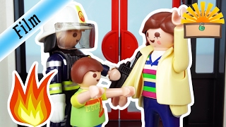 FALSCHER FEUERALARM als STREICH   FAMILIE Bergmann 12  Staffel 2  Playmobil Film deutsch [upl. by Begga785]