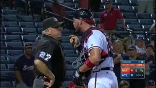 MLB Catchers Standing Up for Their Pitchers [upl. by Templeton]