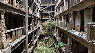 Exploring HASHIMA ISLAND – Early Footage of Japans ABANDONED Island City 軍艦島 [upl. by Arim965]