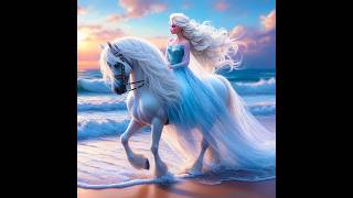 Disney Princess Horse In Disney Angel disney princess horse shortvideo shorts short [upl. by Nowed]