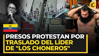 Ecuador PRESOS PROTESTAN por traslado de alias FITO tras AMENAZA a VILLAVICENCIO  El Comercio [upl. by Assira]