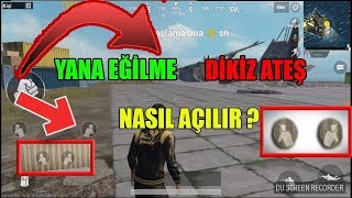 PUBG MOBILE SAĞA SOLA EĞİLME NASIL AÇILIR [upl. by Harp281]