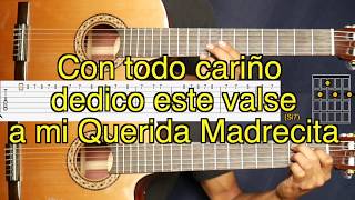 Para ti Madrecita  Julio Jaramillo Valz CoverTutorial Guitarra [upl. by Atiras]