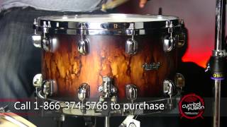 Tama Starclassic 14x8 Spalted Maple Snare  Mocha Burst [upl. by Zachar]