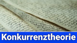 Konkurrenztheorie Definition  leicht erklärt [upl. by Aura369]