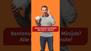 Minijob amp Rentenversicherung Das musst du wissen MinijobZentrale [upl. by Atikan492]