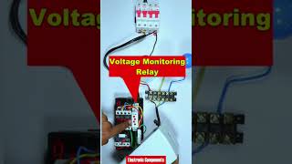 DOL Starter with Voltage Monitoring Relay shots [upl. by Tezil]