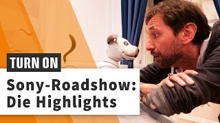 RoboHunde Lautsprecher aus Glas und OLEDTVs – SonyRoadshow 2019 [upl. by Zebapda920]