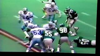 Herschel Walker 84yd TD run vs Eagles 1986 [upl. by Ezeerb]