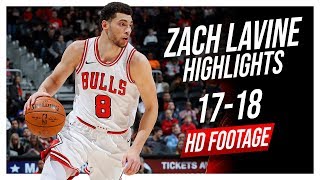 Bulls SG Zach LaVine 20172018 Season Highlights ᴴᴰ [upl. by Fontes278]