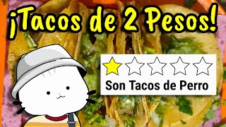 Probé los Tacos MÁS BARATOS de cdmx  ¡Tacos de 2 pesos [upl. by Seena]