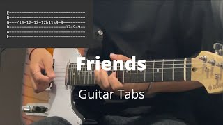 Friends by Chase Atlantic  Guitar Tabs [upl. by Trout]