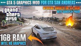 GTA San Andreas  2021 Best Ultra Realistic ENB Graphics Mod For Low End PC 1GB Ram No GPU [upl. by Peednam]