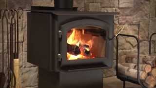 QuadraFire® 3100 Millennium Wood Stove Video [upl. by Sailesh]