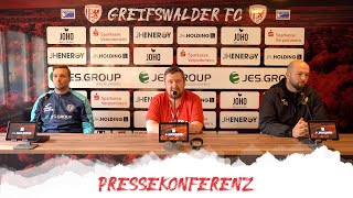 PRESSEKONFERENZ NACH DEM SPIEL  Greifswalder FC vs FSV 63 Luckenwalde [upl. by Desiri]