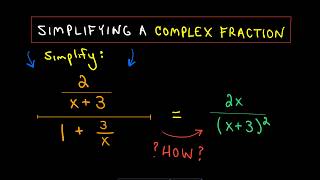 ❖ Simplifying Complex Fractions  Ex 1 ❖ [upl. by Dhiman594]