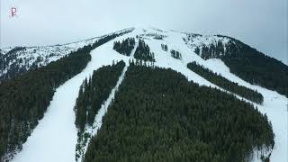 Bansko Ski Resort Bulgaria by Drone  Банско ски 4K [upl. by Dessma]