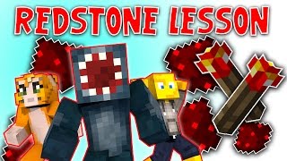 Minecraft  Crazy Craft 22  Redstone Lesson 69 [upl. by Einhoj841]