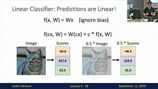 Lecture 3 Linear Classifiers [upl. by Eetnuahs]