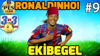 KURTAR BİZİ RONALDINHO  EKİBEGEL PES 2018 ONLİNE 9 [upl. by Natsreik4]