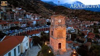 Arachova in 4K  Αραχωβα σε 4K  Dji Mini 3 Pro drone [upl. by Nylecyoj]