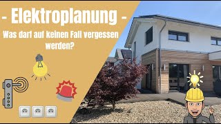 15 Tipps für die Elektroplanung [upl. by Nosreg531]