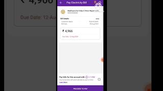 Electricity Bill Kaise pay kare  Phonepe se Electric Bill Kaise bhare shorts electricitybill [upl. by Shalna]