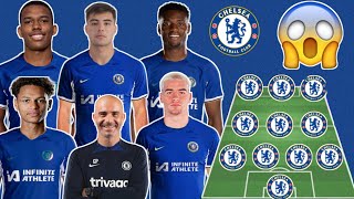 Chelseas Lineup 2425 Season With Confirmed Transfers 😍✅ Chelseas Transfers News 2425 🔥✅ [upl. by Lemaceon565]