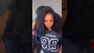 Flip over sew in  low maintenance for 4c hair🤩😍 [upl. by Cesaria]