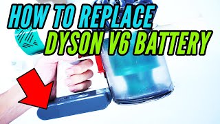 How to Replace Dyson V6 Battery diy techdiy [upl. by Kiernan]