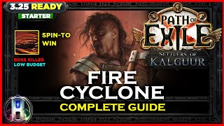 PoE 325 LEAGUE STARTER  FIRE CYCLONE BERSERKER  PATH OF EXILE SETTLERS OF KALGUUR  POE BUILDS [upl. by Pelag199]