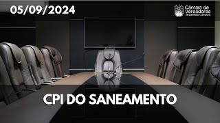 Comissão Parlamentar de Inquérito  CPI do Saneamento  05092024 [upl. by Dorfman]