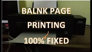 Printer Print Blank Page how to fix this blank page in printer Epson and Other [upl. by Adaven]