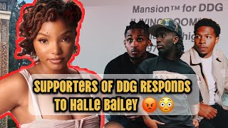 KAI CENAT JIDON DESHAE FROST AND DDG REACTS STRONGLY TO HALLE BAILEY’S DELETED TWEETS😡🤯 [upl. by Acisseg]