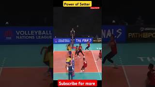 Power of Setter nepalvolleyball sportsequipment nepalivolleyball volleyball nba nepalisports [upl. by Raoul]