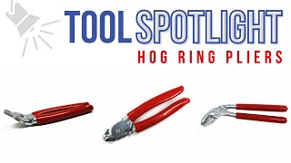 Tool Spotlight Hog Ring Pliers [upl. by Llemrej998]