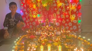 Diwali 🎇🪔 celebration at my home 🏡 [upl. by Aerahs]