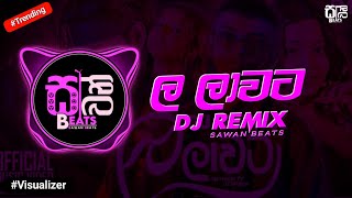 La Lawata  ල ලාවට  DJ Remix Official Music Video  Nethmi Ft Jtsp  visualizer  sawanbeats [upl. by Robertson]