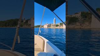 🌞a sunny day on the water  Otok Rab  Croatia 🚤okiboats barracuda shorts [upl. by Assi]