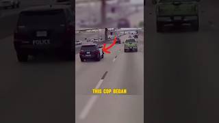 Cop Tailgates Anxious Driver dashcam police road [upl. by Wakerly]