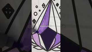 💜​ Coloring purple quartz  Coloreando un cuarzo purpura 💜librosparacolorear shortvideo libros [upl. by Ylerebmik]