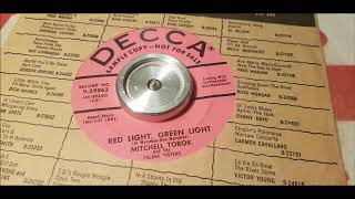 Mitchell Torok  Red Light Green Light  1956 Rock N Roll  DECCA 929863 [upl. by Arolf]