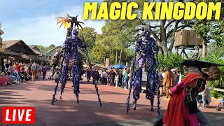 🔴 LIVE Magic Kingdom Friday for rides shows and the parades at Walt Disney World 752024 [upl. by Maitland779]