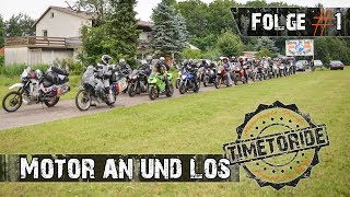 Folge 1  Start Abfahrtstag  MotorradWeltreise  TimetoRidede [upl. by Shermie]